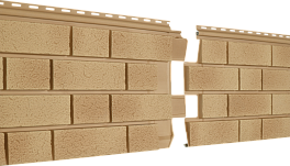 Сайдинг Stone-House S-Lock Клинкер Балтик, светлая медь