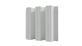 Профнастил Н114 670/620x0,7 мм, Полиэстер RAL 9003