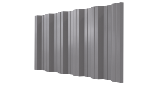 Профнастил НС35 1055/1000x0,5 мм, Полиэстер RAL 7004
