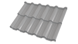Металлочерепица Энигма 1171/1100x0,5 мм, Полиэстер 9006
