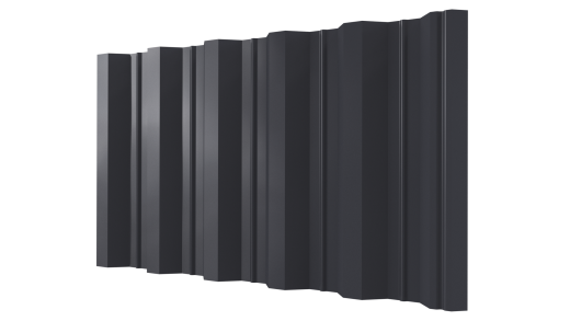 Профнастил НС44 1050/1000x0,5 мм, Полиэстер RAL 7024