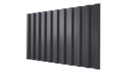 Профнастил НС21 1065/1010x0,5 мм, Полиэстер RAL 7024