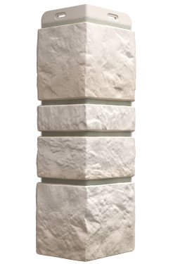 Угол наружный для фасадных панелей Burg, белый