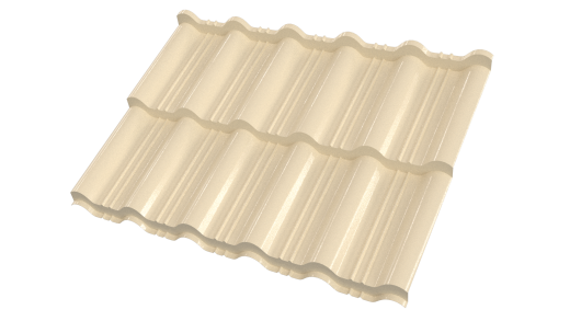 Металлочерепица Энигма 1171/1100x0,45 мм, Полиэстер 1015