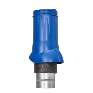 Вентиляционный выход изолированный Ø125/160, серия Static, синий