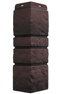 Угол наружный для фасадных панелей Burg, тёмный