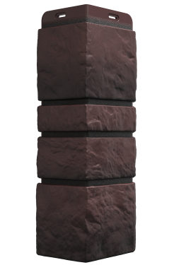 Угол наружный для фасадных панелей Burg, тёмный