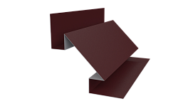 Планка угла внутреннего сложная 75x75x2000 мм, MATT