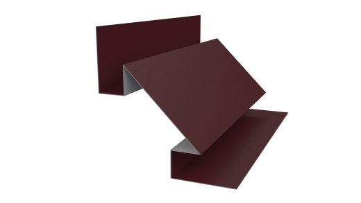 Планка угла внутреннего сложная 75x75x2000 мм, MATT