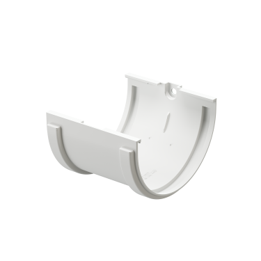 Соединитель желобов, RAL 9003