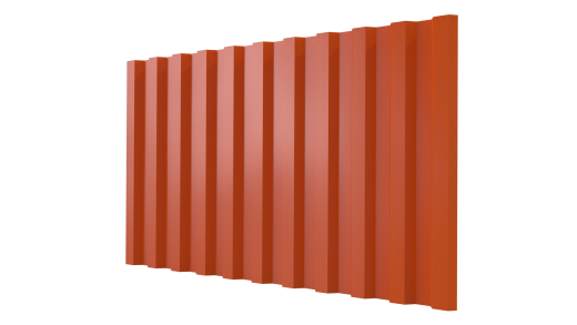 Профнастил НС21 1065/1010x0,45 мм, Полиэстер RAL 2004