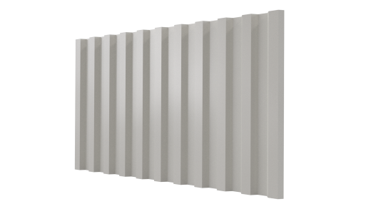 Профнастил НС21 1065/1010x0,3 мм, Полиэстер RAL 9002