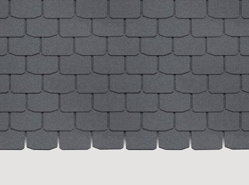 Гибкая черепица Döcke Standard Крона, Серый