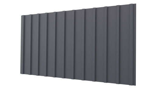 Профнастил С10 1170/1100x0,35 мм, MATT RAL 7024