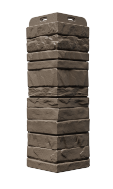 Угол наружный для фасадных панелей Алтай, шоколад