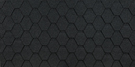 Гибкая черепица Döcke Eurasia Шестигранник, Серый