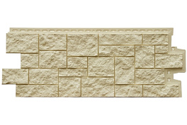 Фасадная панель Grand Line Дикий камень, Classic бежевый