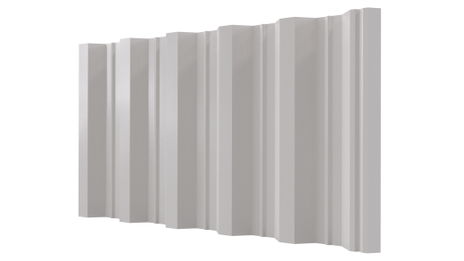 Профнастил НС44 1050/1000x0,7 мм, Полиэстер RAL 9003