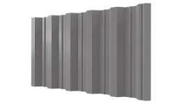 Профнастил НС44 1050/1000x0,45 мм, Полиэстер RAL 9003