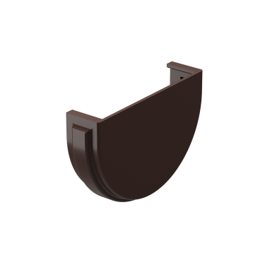 Заглушка желоба, RAL 8019