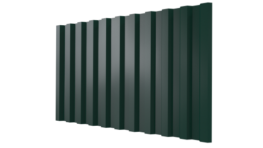 Профнастил НС21 1065/1010x0,7 мм, Полиэстер RAL 6005