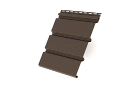 Виниловый сайдинг Grand Line Софит, Classic Standart коричневый