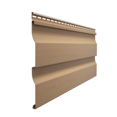 Виниловый сайдинг Döcke Корабельный брус, капучино