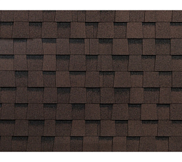 Многослойная черепица Технониколь SHINGLAS, коллекция Фазенда, Коричневый