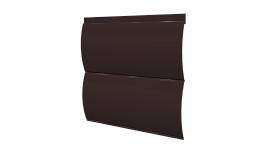 Сайдинг Блок хаус Полиэстер 0,45 мм, RAL 8017