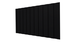 Профнастил С8 1200/1150x0,5 мм, V-MATT RAL 9005