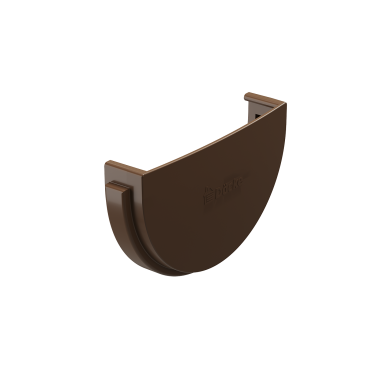 Заглушка желоба, RAL 8017