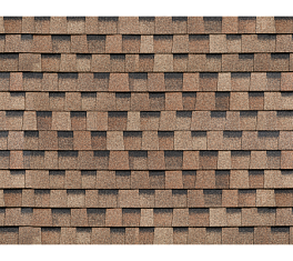 Многослойная черепица Технониколь SHINGLAS, коллекция Ранчо, Бронзовый