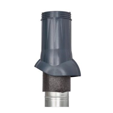 Вентиляционный выход изолированный Ø125/160, серия Static, графит