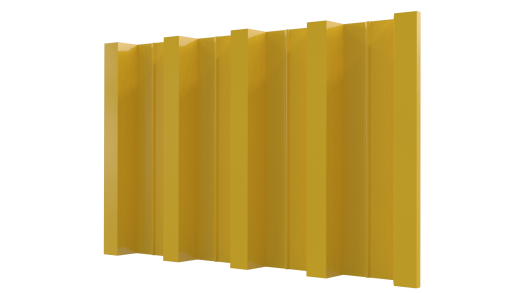 Профнастил Н60 930/860x0,5 мм, Полиэстер RAL 1018