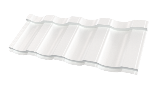 Металлочерепица Панорама 1200/1150x0,5 мм, Полиэстер 9003