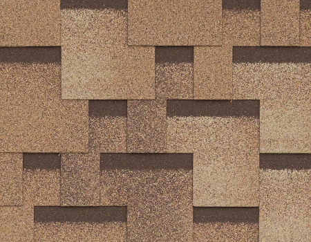 Однослойная черепица Технониколь SHINGLAS, коллекция Комфорт, Песок