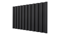 Профнастил НС21 1065/1010x0,5 мм, V-MATT RAL 9005