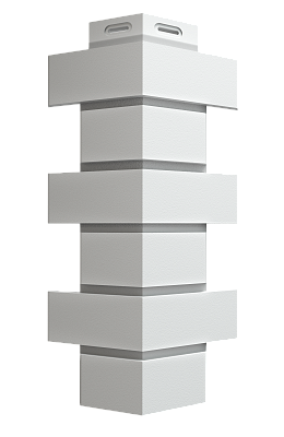 Угол наружный для фасадных панелей Флемиш, белый