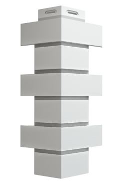 Угол наружный для фасадных панелей Флемиш, белый