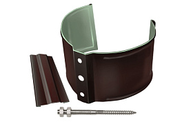 Кронштейн трубы на кирпич, RAL 8017/8017