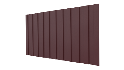 Профнастил С8 1200/1150x0,35 мм, MATT RAL 3005