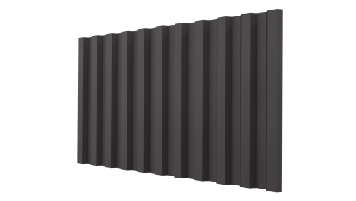 Профнастил НС21 1065/1010x0,45 мм, MATT RAL 8019