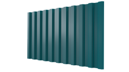 Профнастил НС21 1065/1010x0,3 мм, Полиэстер RAL 5021