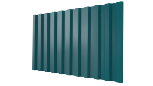 Профнастил НС21 1065/1010x0,5 мм, Полиэстер RAL 5021