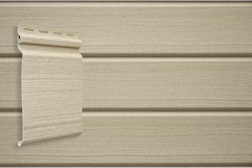 Виниловый сайдинг Grand Line Natural-брус, Design Tundra ясень
