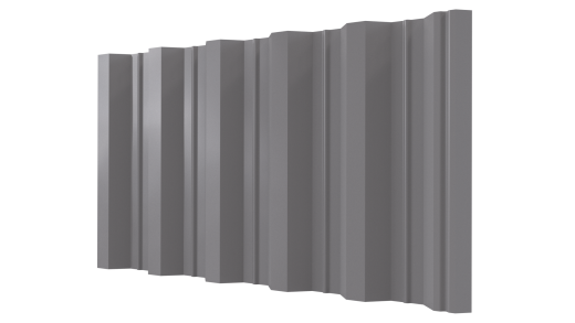 Профнастил НС44 1050/1000x0,7 мм, Полиэстер RAL 7004