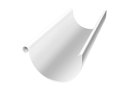 Желоб полукруглый 3 м, RAL 9003